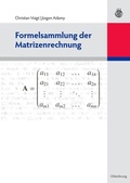 Cover: Formelsammlung der Matrizenrechnung - De Gruyter Oldenbourg