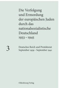 Cover: Deutsches Reich und Protektorat September 1939 - September 1941 - De Gruyter Oldenbourg