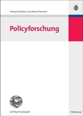 Cover: Policyforschung - De Gruyter Oldenbourg