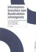 Cover: Informationsbrosch&uuml;re zum Bundesdatenschutzgesetz - De Gruyter Oldenbourg