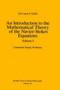 Enlarge image Cover: An Introduction to the Mathematical Theory of the Navier-Stokes Equations - Springer