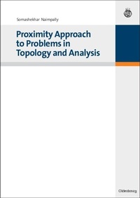Abbildung von: Proximity Approach to Problems in Topology and Analysis - De Gruyter Oldenbourg