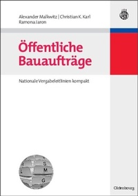 Abbildung von: Öffentliche Bauaufträge - De Gruyter Oldenbourg