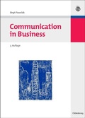 Cover: Communication in Business - De Gruyter Oldenbourg