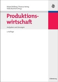 Cover: Produktionswirtschaft - De Gruyter Oldenbourg