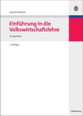 Cover: Einf&uuml;hrung in die Volkswirtschaftslehre - De Gruyter Oldenbourg