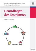 Cover: Grundlagen des Tourismus - De Gruyter Oldenbourg