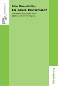 Cover: Ein 'neues' Deutschland? Eine deutsch-franz&ouml;sische Bilanz 20 Jahre nach der Vereinigung - De Gruyter