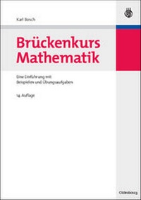 Abbildung von: Brückenkurs Mathematik - De Gruyter Oldenbourg