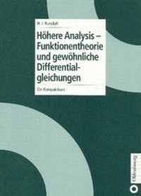 Abbildung von: Höhere Analysis - Funktionentheorie und gewöhnliche Differentialgleichungen - De Gruyter Oldenbourg