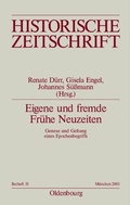 Cover: Eigene und fremde Fr&uuml;he Neuzeiten - De Gruyter Oldenbourg