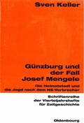Cover: G&uuml;nzburg und der Fall Josef Mengele - De Gruyter Oldenbourg