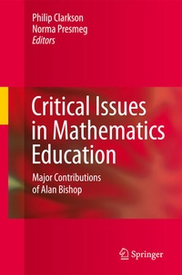 Enlarge image Cover: Critical Issues in Mathematics Education - Springer