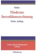 Cover: Moderne Investitionsrechnung - De Gruyter Oldenbourg