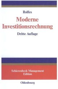 Abbildung von: Moderne Investitionsrechnung - De Gruyter Oldenbourg