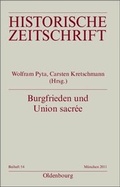 Cover: Burgfrieden und Union sacr&eacute;e - De Gruyter Oldenbourg