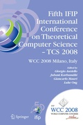 Cover: Fifth IFIP International Conference on Theoretical Computer Science - TCS 2008 - Springer