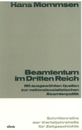 Cover: Beamtentum im Dritten Reich - De Gruyter Oldenbourg