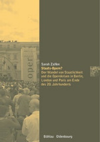 Enlarge image Cover: Staats-Opern? - Oldenbourg Wissenschaftsverlag