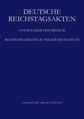 Cover: Deutsche Reichstagsakten. Deutsche Reichstagsakten unter Kaiser Friedrich III. / Reichsversammlung zu Wiener Neustadt 1455 - De Gruyter Oldenbourg