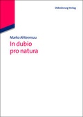 Cover: In dubio pro natura - De Gruyter Oldenbourg