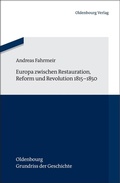 Cover: Europa zwischen Restauration, Reform und Revolution 1815-1850 - De Gruyter Oldenbourg