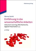 Cover: Einf&uuml;hrung in das wissenschaftliche Arbeiten - De Gruyter Oldenbourg