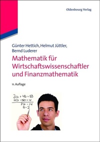 Abbildung von: Mathematik für Wirtschaftswissenschaftler und Finanzmathematik - De Gruyter Oldenbourg