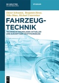 Cover: Fahrzeugtechnik - De Gruyter