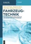 Cover: Fahrzeugtechnik - De Gruyter Oldenbourg
