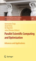 Cover: Parallel Scientific Computing and Optimization - Springer