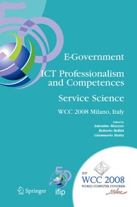 Enlarge image Cover: E-Government ICT Professionalism and Competences Service Science - Springer
