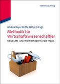 Cover: Methodik f&uuml;r Wirtschaftswissenschaftler - De Gruyter Oldenbourg