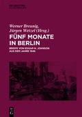 Cover: F&uuml;nf Monate in Berlin - De Gruyter Oldenbourg