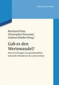 Cover: Gab es den Wertewandel? - De Gruyter Oldenbourg