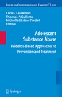Cover: Adolescent Substance Abuse - Springer