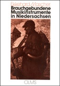 Cover: Musikinstrumente in Niedersachsen - Georg Olms Verlag