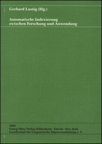 Abbildung von: Automatische Indexierung zwischen Forschung und Anwendung - Georg Olms Verlag