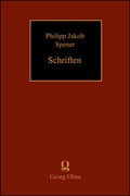Cover: Schriften / Korrespondenz. Letzte Theologische Bedencken - Georg Olms Verlag
