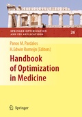Cover: Handbook of Optimization in Medicine - Springer