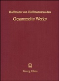 Cover: Christian Hoffmann von Hoffmannnswaldau: Gesammelte Werke - Georg Olms Verlag