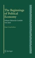 Cover: The Beginnings of Political Economy - Springer