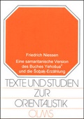 Cover: Eine samaritanische Version des Buches Yehosua und die Sobak-Erz&auml;hlung - Georg Olms Verlag