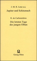 Cover: Jupiter und Schinznach /Die letzten Tage des jungen Olban - Georg Olms Verlag