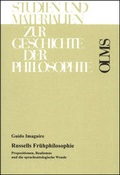 Cover: Russels Fr&uuml;hphilosophie - Georg Olms Verlag