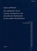 Cover: Logos syntheseos - Georg Olms Verlag