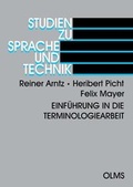 Cover: Einf&uuml;hrung in die Terminologiearbeit - Georg Olms Verlag