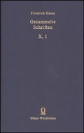 Cover: Gesammelte Schriften - Olms