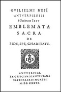 Cover: Emblemata sacra de fide, spe, charitate - Olms
