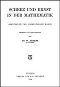 Cover: Scherz und Ernst in der Mathematik - Georg Olms Verlag